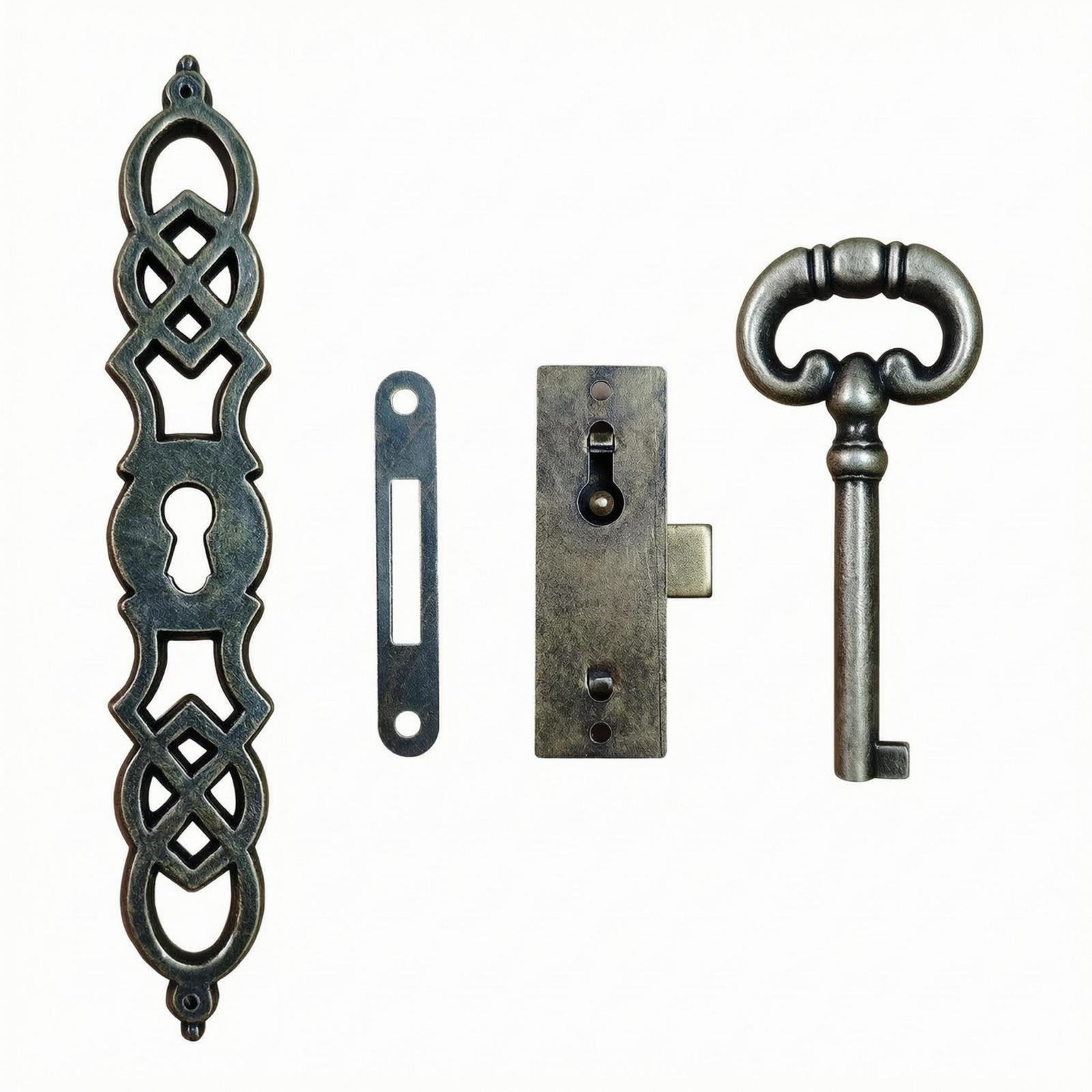Clock Lock Hardware Set