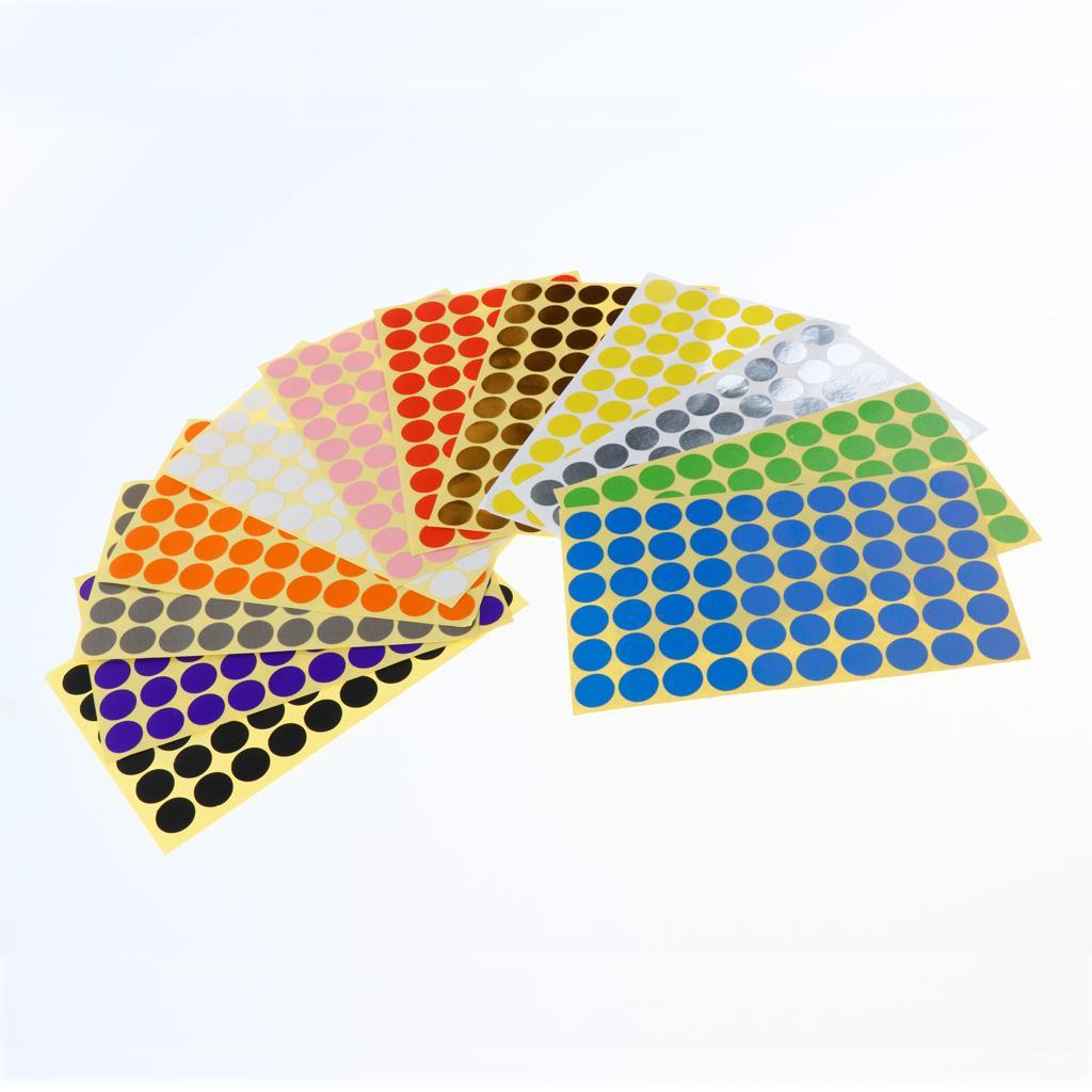 Color Coding Labels Dot Stickers Round Circle Stickers