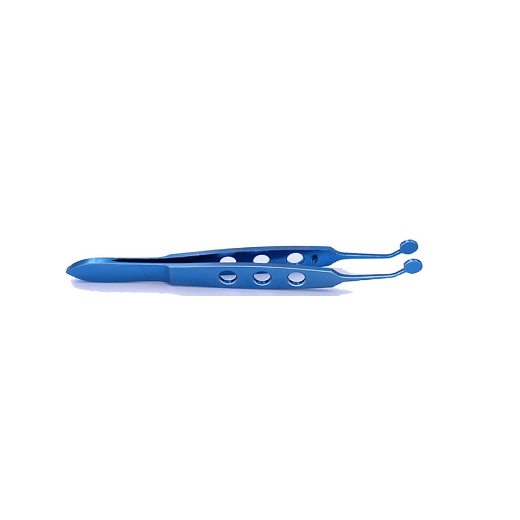 Eyelid Massage Tweezers Meibomian Arita Gland Forceps  Titanium Alloy_Round