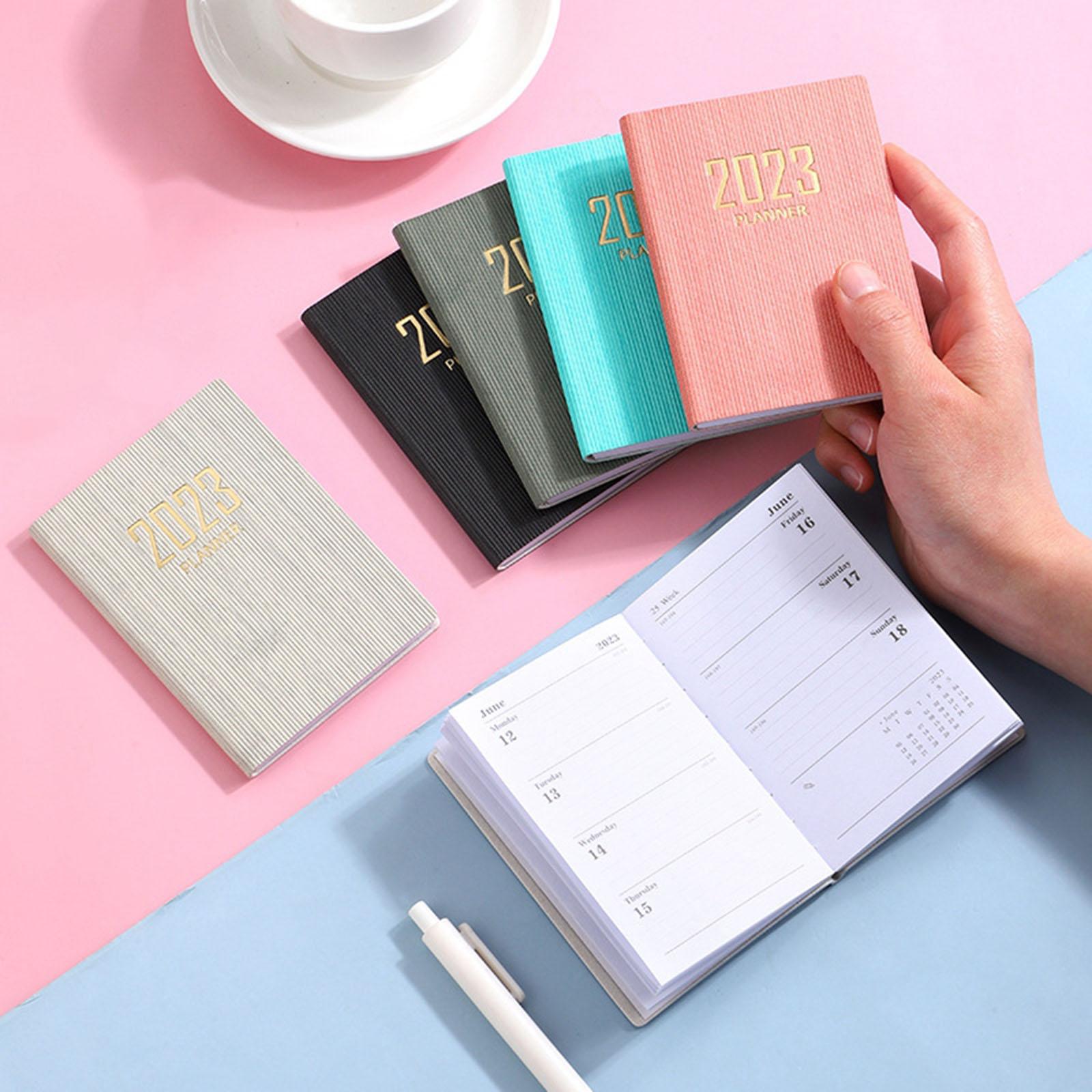 Monthly Planner 2023 Journal A7 Notebook Planner Notepads Project Planning Red