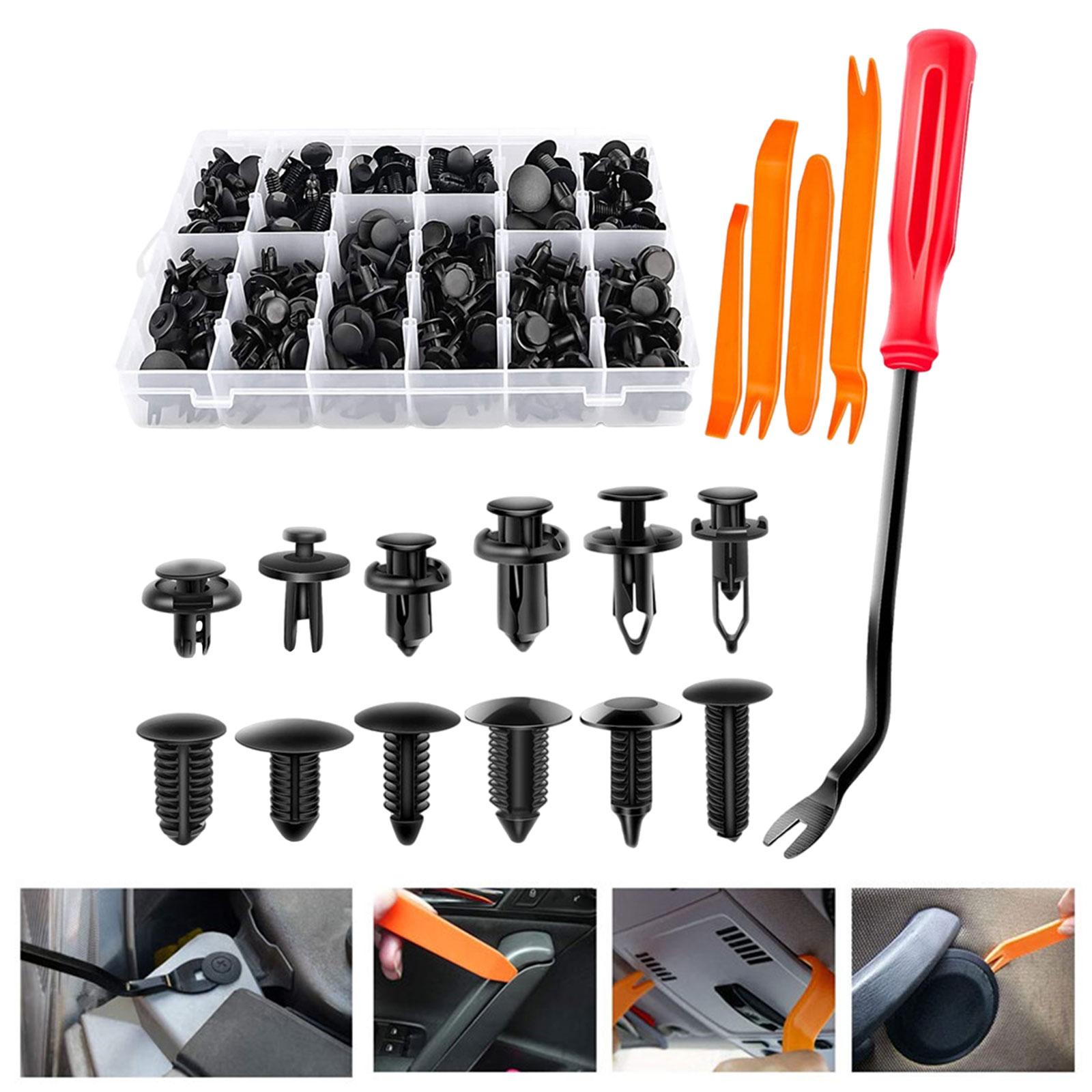 240 Pieces Car Body Retainer Clips Set Replacement Auto Fasteners Assortment Style B