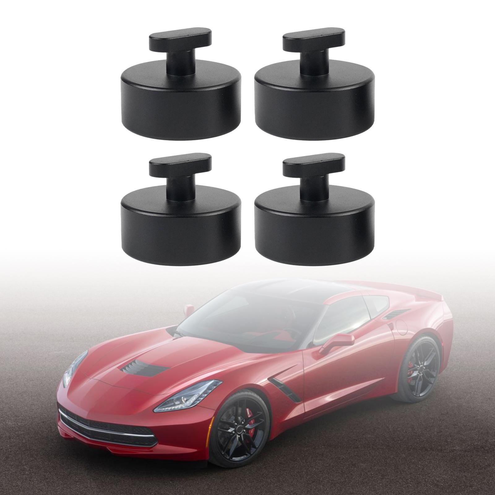 4Pcs Jacking Pad Durable Pucks Design for Chevrolet C7 Z51 Black