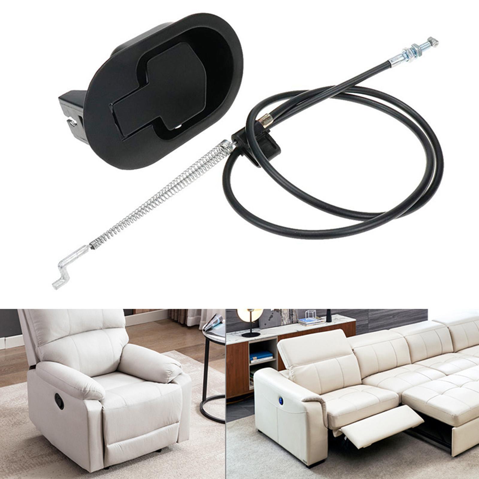 Sofa Recliner Pull Handle with Cable Reclining Repair Accessories Parts