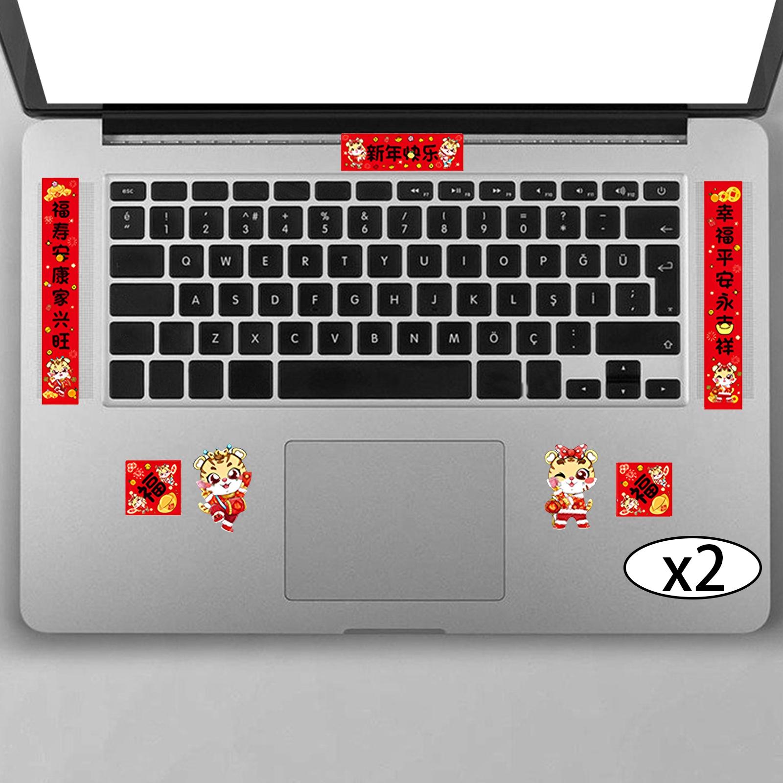 Chinese New Year Couplets Fu Sticker Wall Switch Home Tigers Happy NewYear