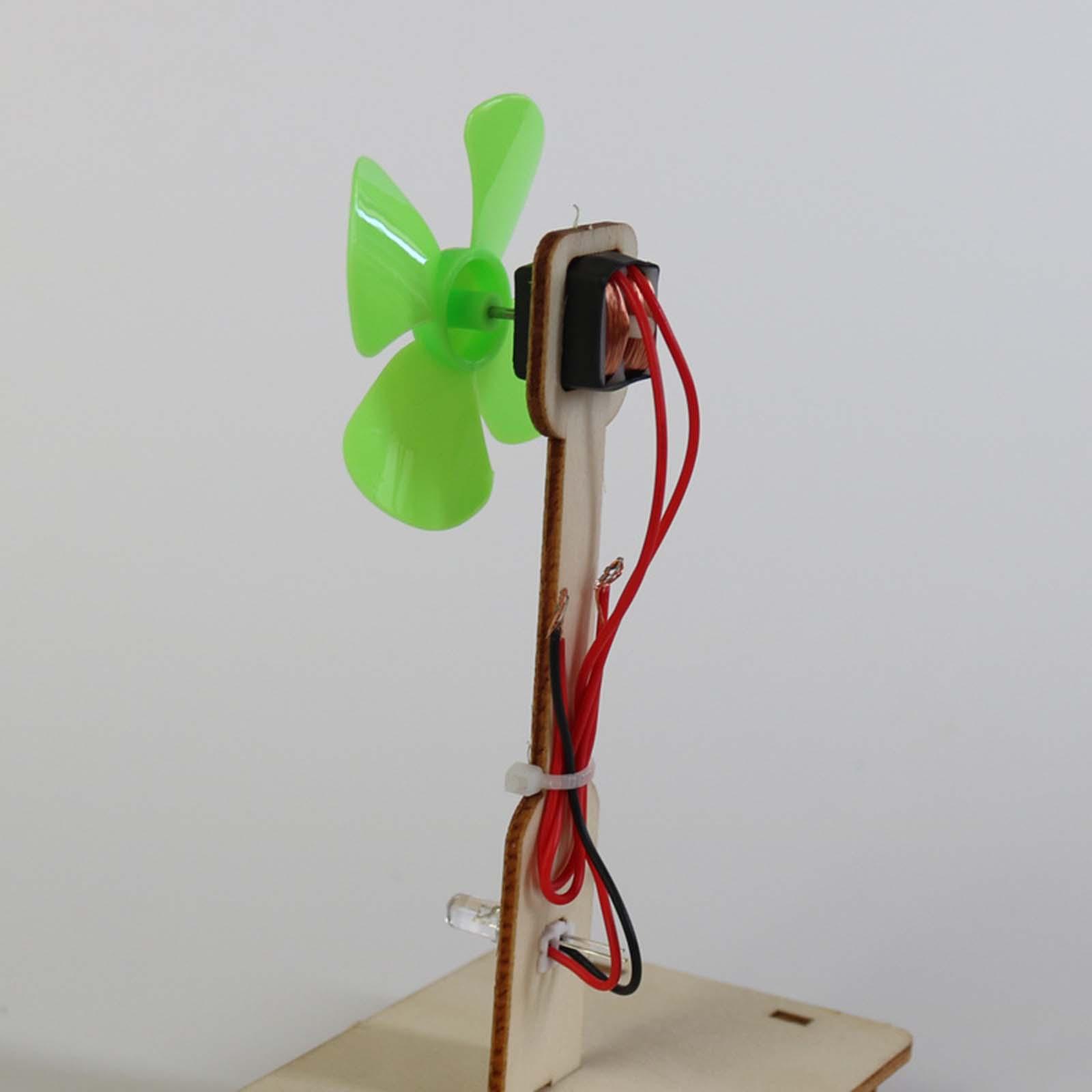 3xWind Power Generator Circuit Wind Mill Experiment Physics Education Kids