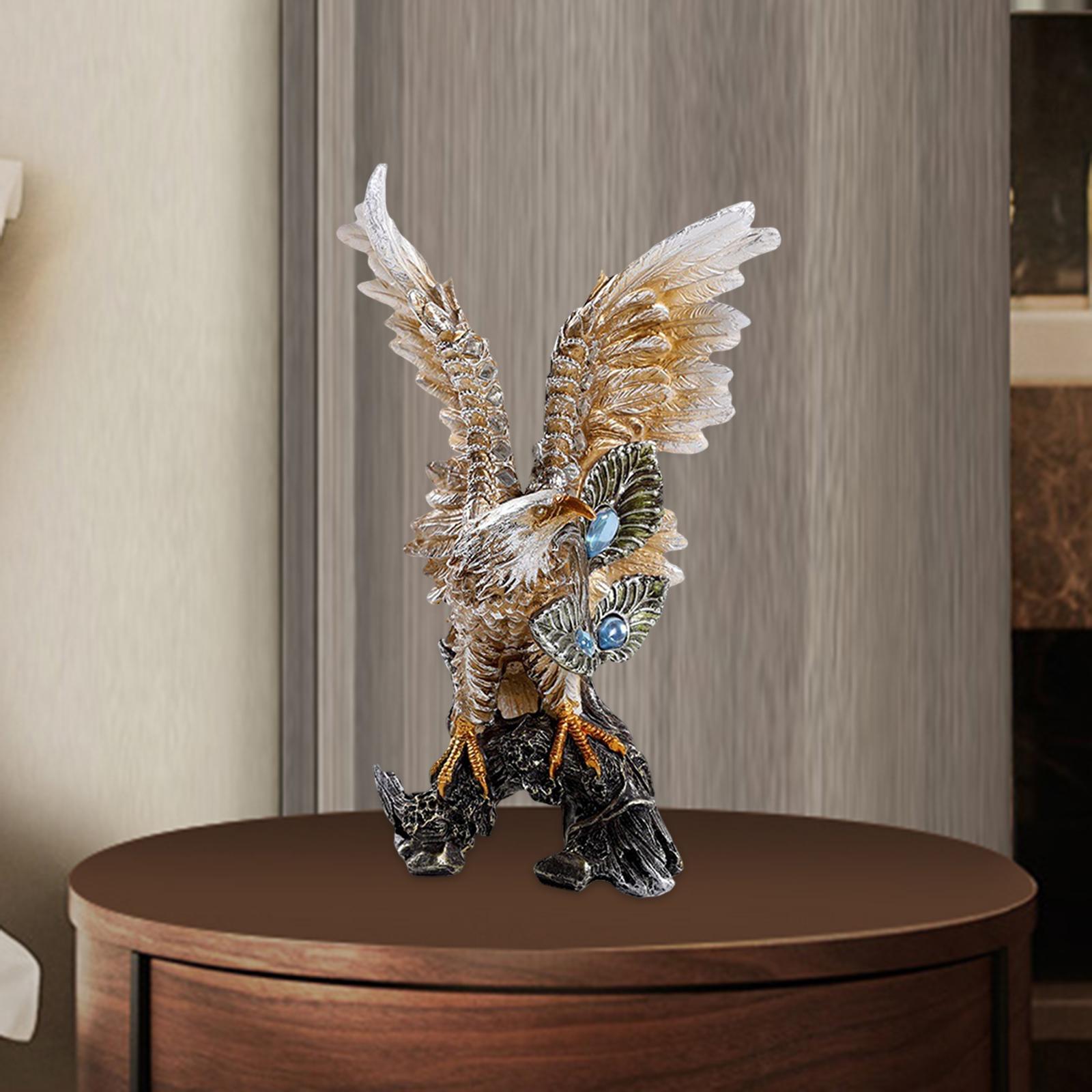Eagle Sculpture Decorative Collection for Drawing Room Tabletop Studio Style B