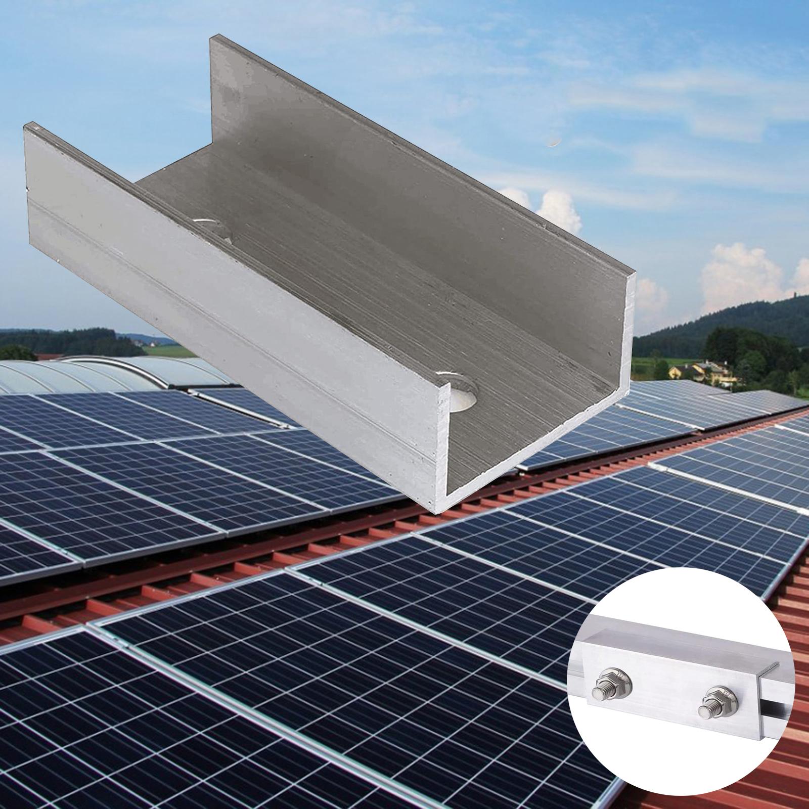 Photovoltaic Solar Panel Rail Connector Heavy Duty Solar Power Supplies