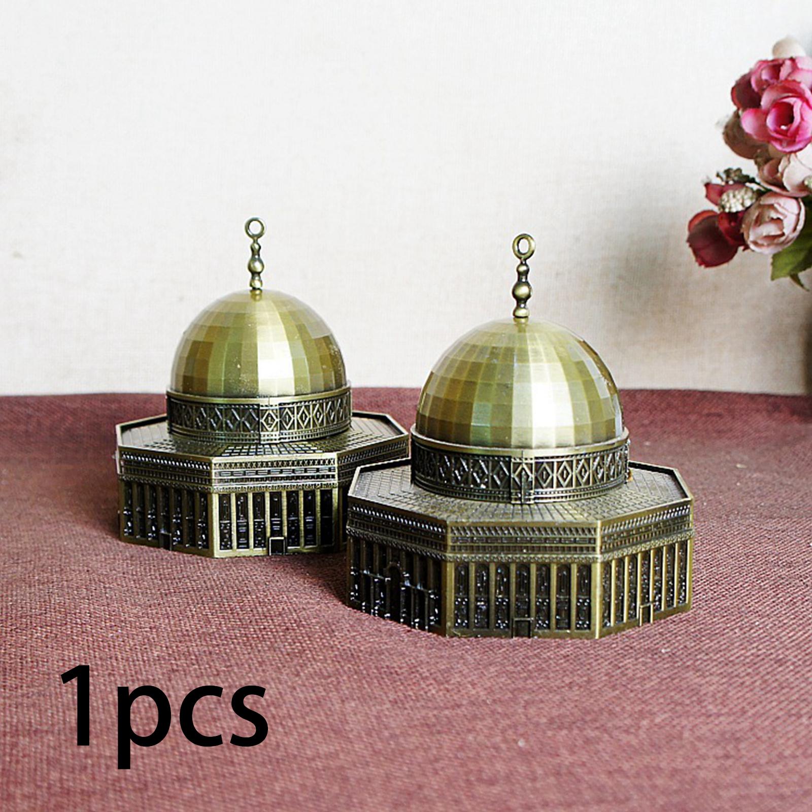 Building Statue Creative Mosque Miniature Model for Home Desk Office