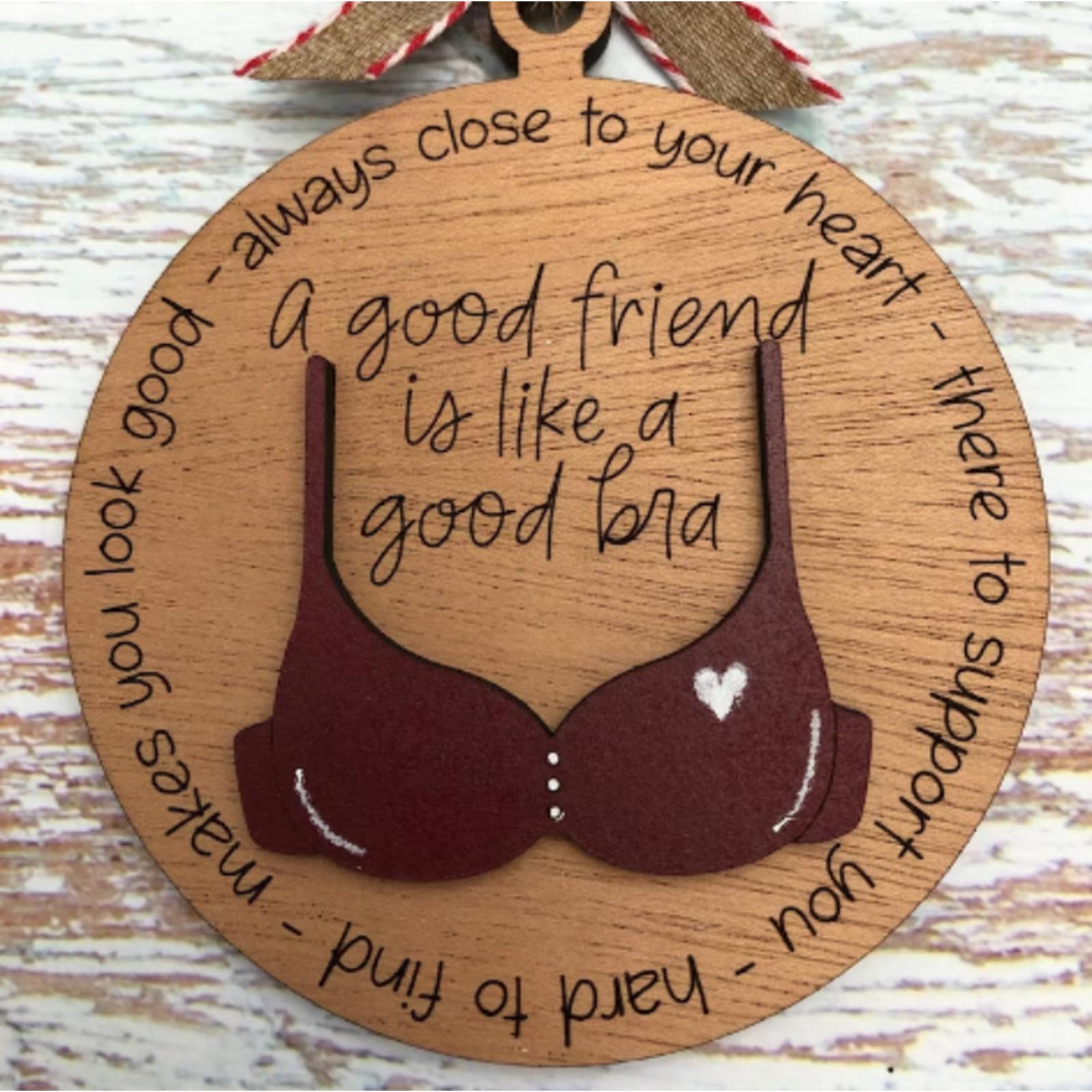 Funny Christmas Ornaments Memorable Includes Ribbon Commemorative Round Brown Bra