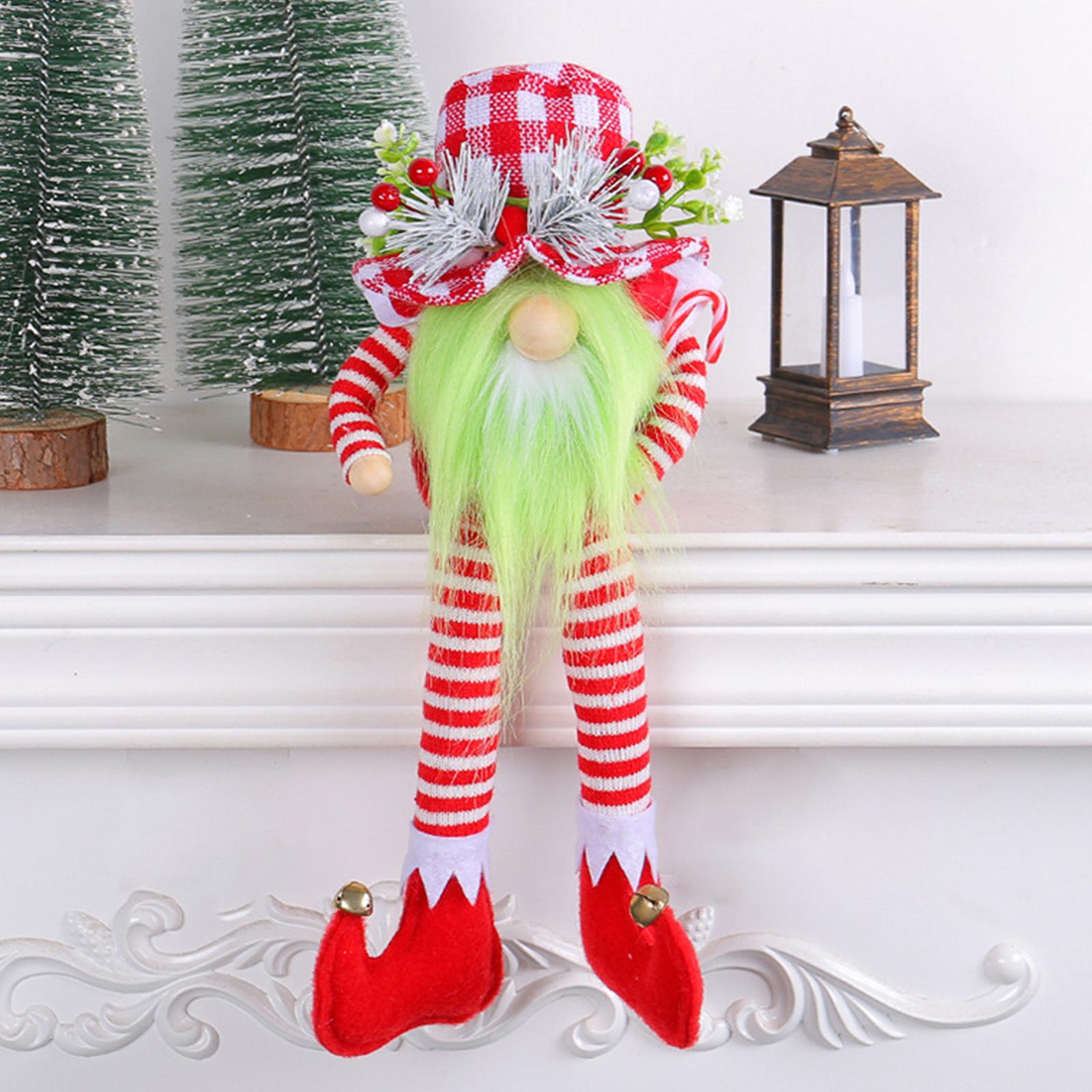 Christmas Ornaments Children Gift Striped Xmas for Xmas Party Home Fireplace