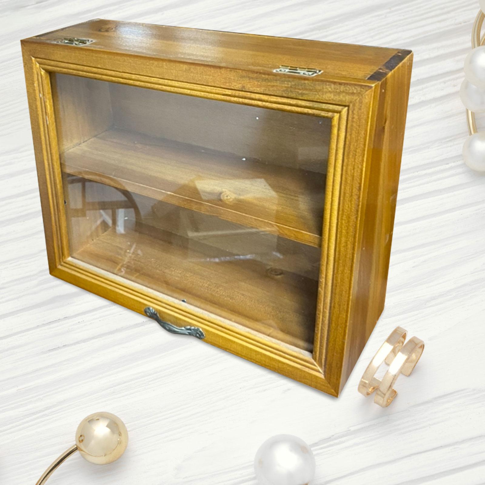 Wood Cabinet Desktop Display Rack Shelf for Bathroom Kitchen Cabinet