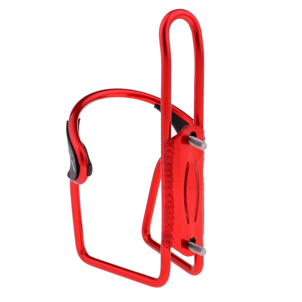 Aluminium Alloy MTB Bike Water Drink Bottle Holder Rack Cage Mount Red