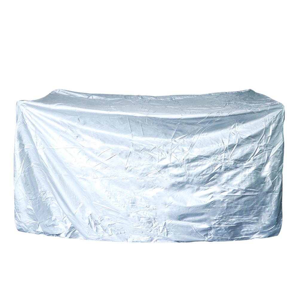 Waterproof Golf Cart Storage Cover UV Protect Cover for Club Car L Silver