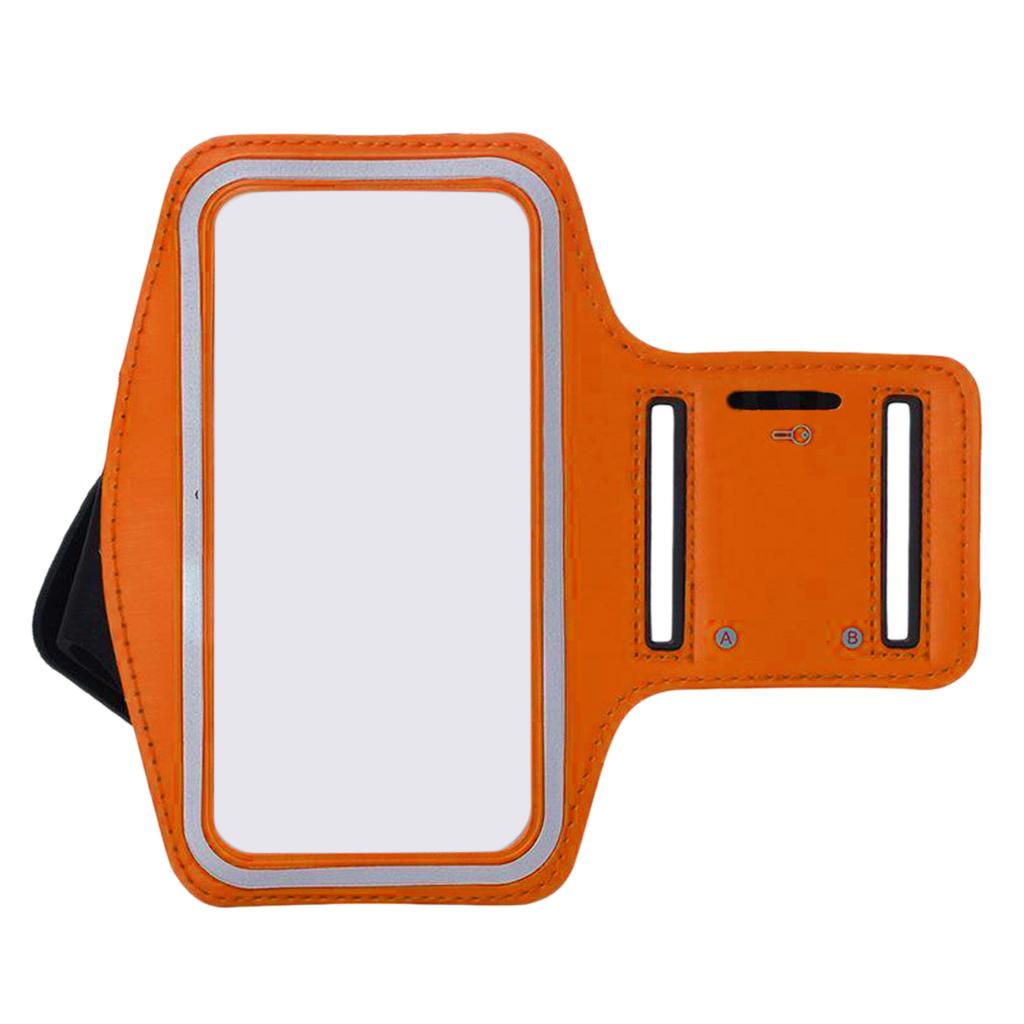 Sports Running Cell Phone Armband Waterproof Orange 5.5inch