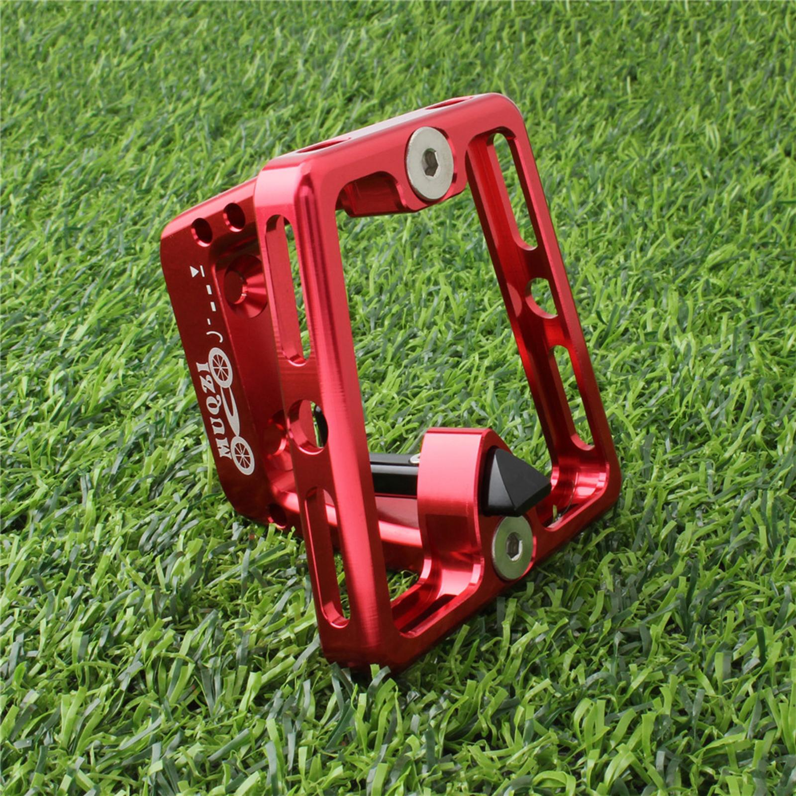 Folding Bike Front Carrier Block Bracket Adapter Holders For Brompton Red