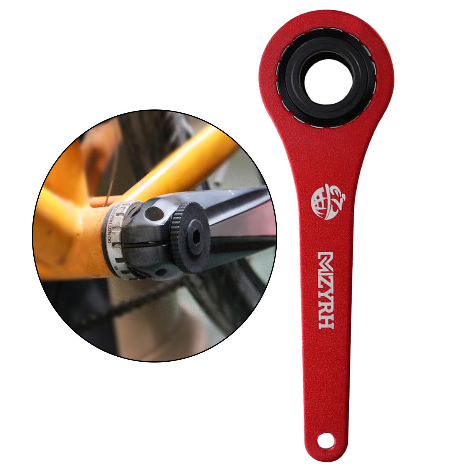 Bike BB Wrench Spanner 16 Notch Bottom Bracket Crank Tool Installer Red