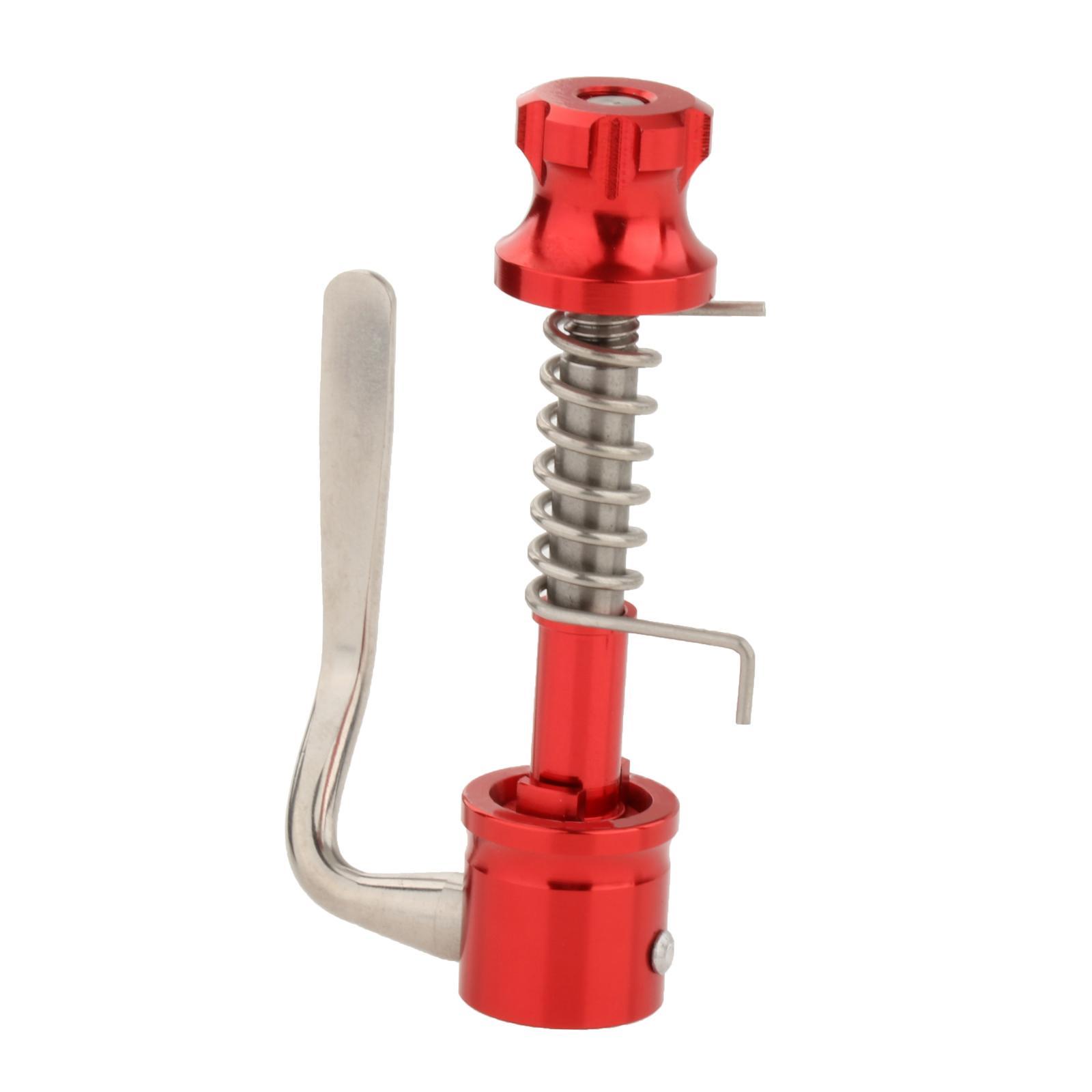 Quick Release Seat Post Clamp Skewer Bolt Bike Cycle Bicycle Parts Red