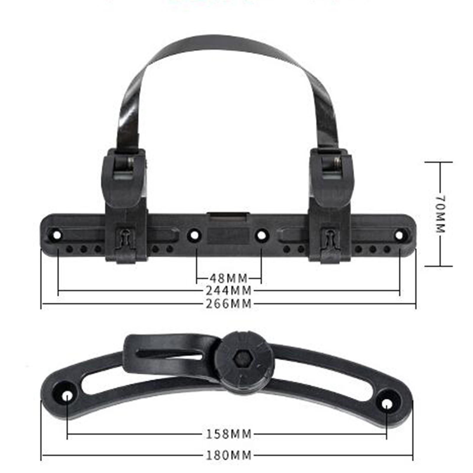 Adjustable Bike Bag Buckle Convenient Luggage Buckle for Rear Rack Bags