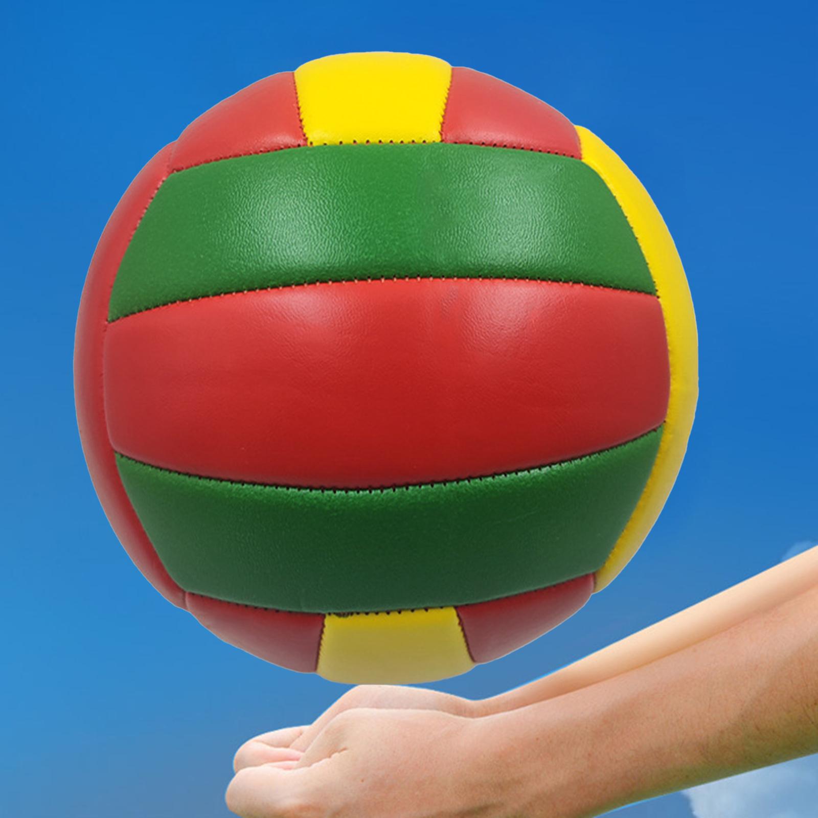Indoor Outdoor Training Beach Game Children Toys Competition Volleyball Ball No 4 Red Yellow Blue
