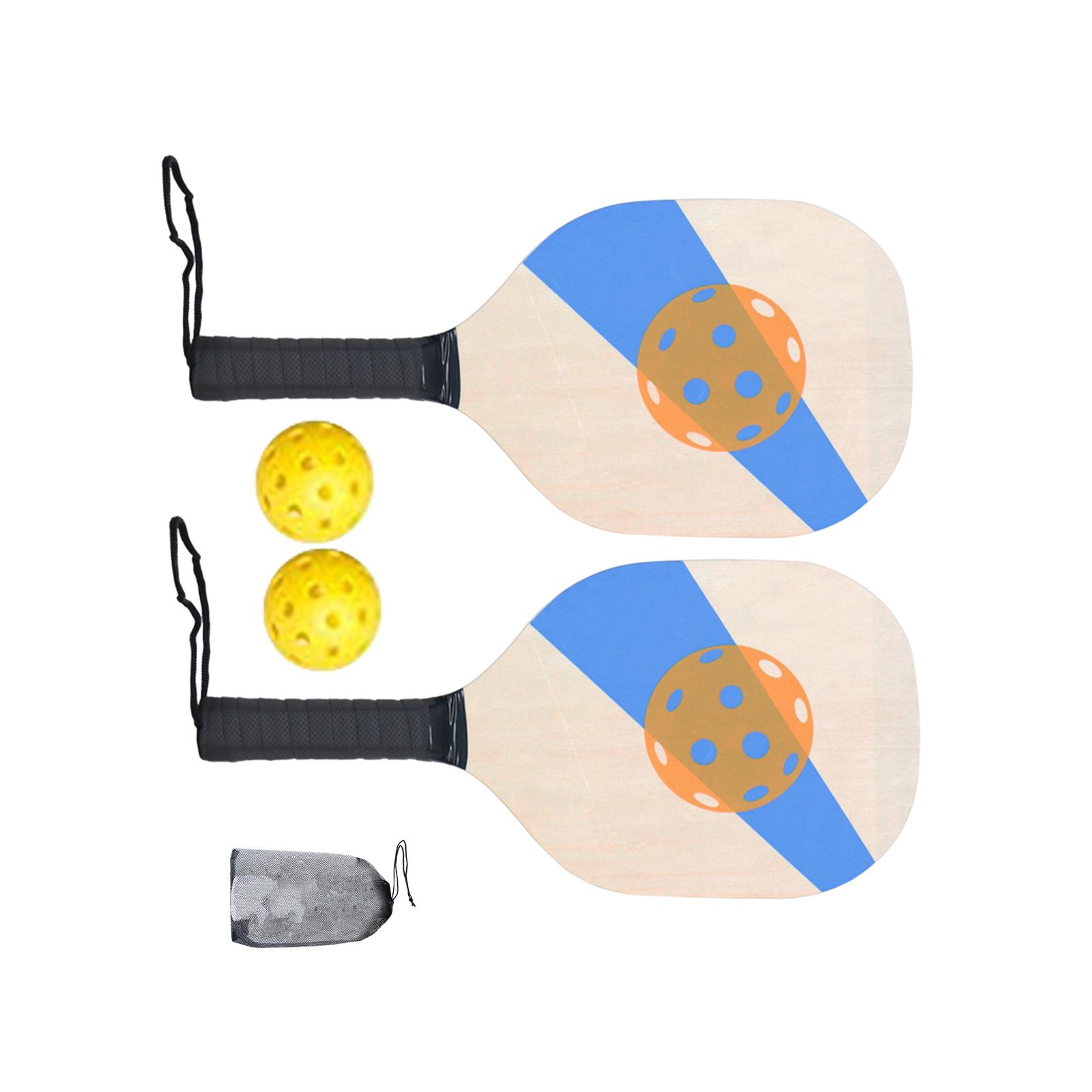 Wood Pickleball Paddle Set