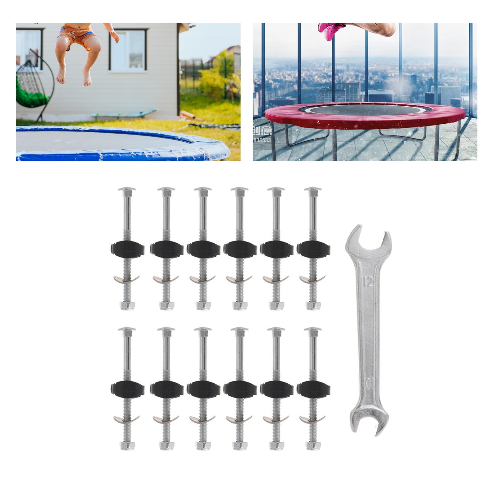 12x Trampoline Screws Sturdy Stability Tool 83mm Long Trampoline Accessories