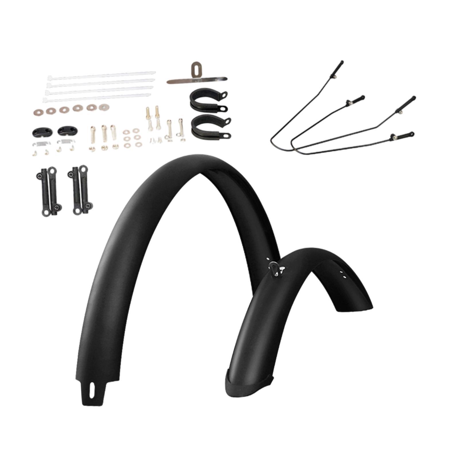 Mountain Bike Mudguards Replacement Thicken Widen Adjustable Bicycle Fenders for 26inch Bike