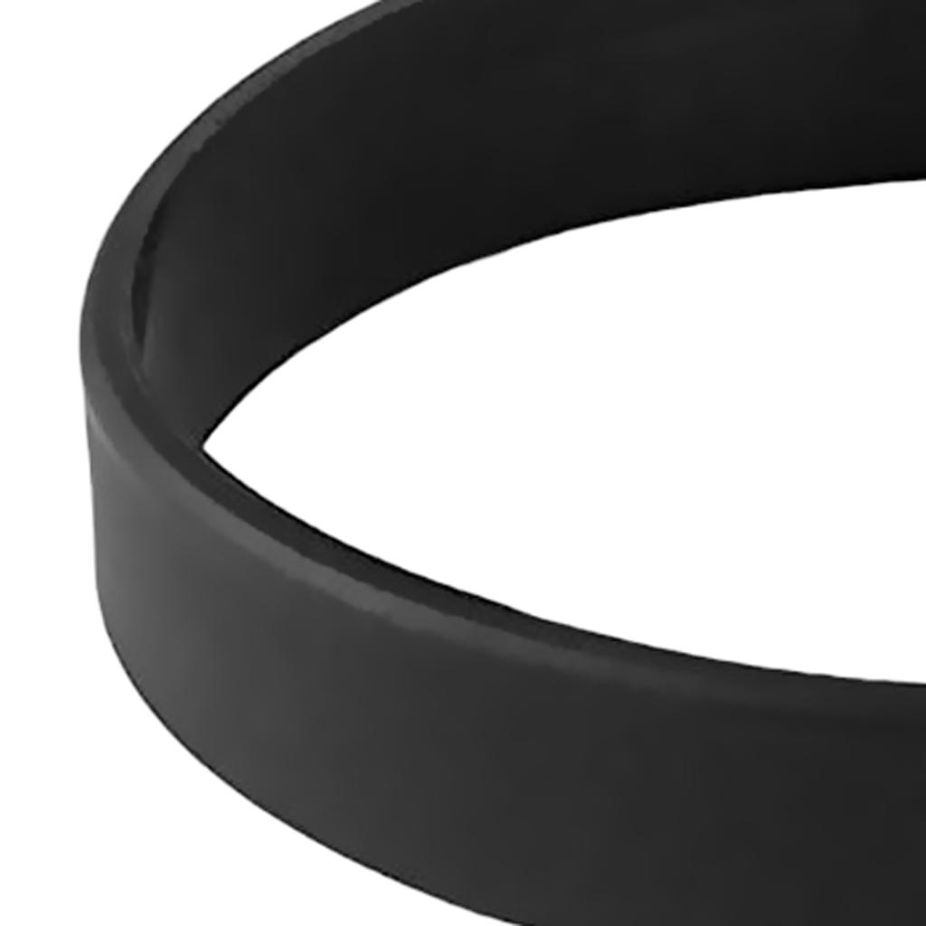 10pcs/Pack Blank Silicone Rubber Elastic Wristbands Fashion Rubber
