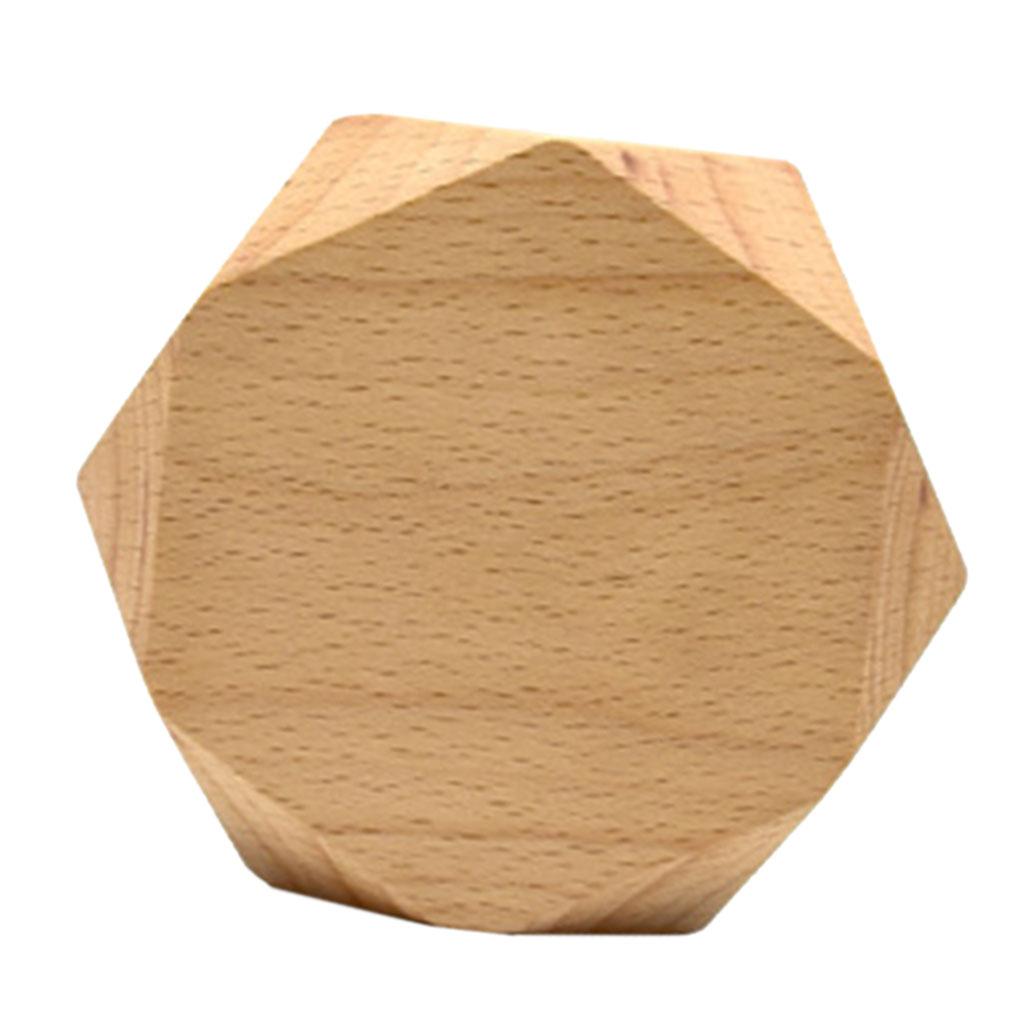 Wooden creative jewelry display blocks Beech Small