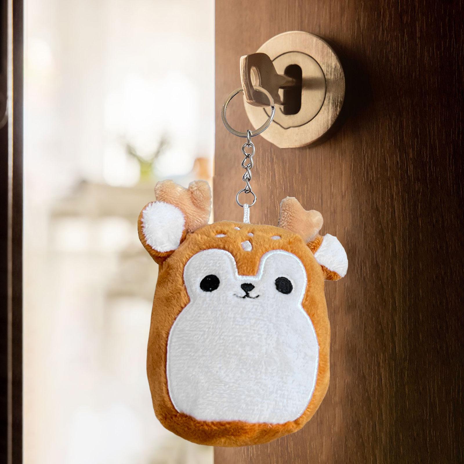 Animals Keychain Charm Keychain Animal Pendant for Bags Birthday Gifts Deer
