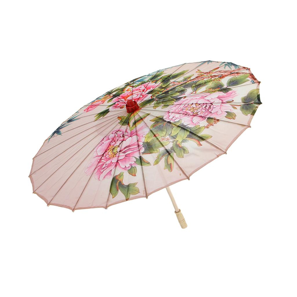 3pcs Chinese Umbrella Parasol Sun Protection Cosplay Party Photo Props