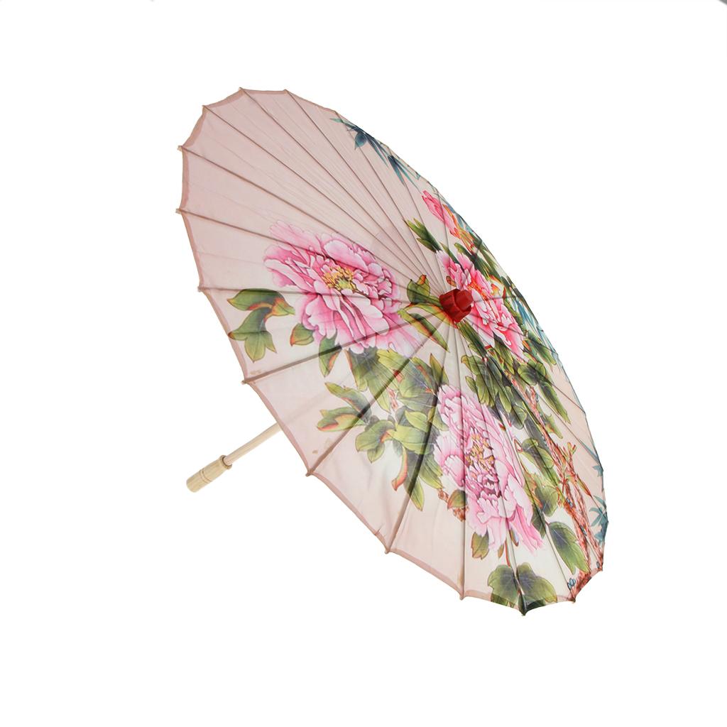 2pcs Chinese Umbrella Parasol Sun Protection Cosplay Party Props