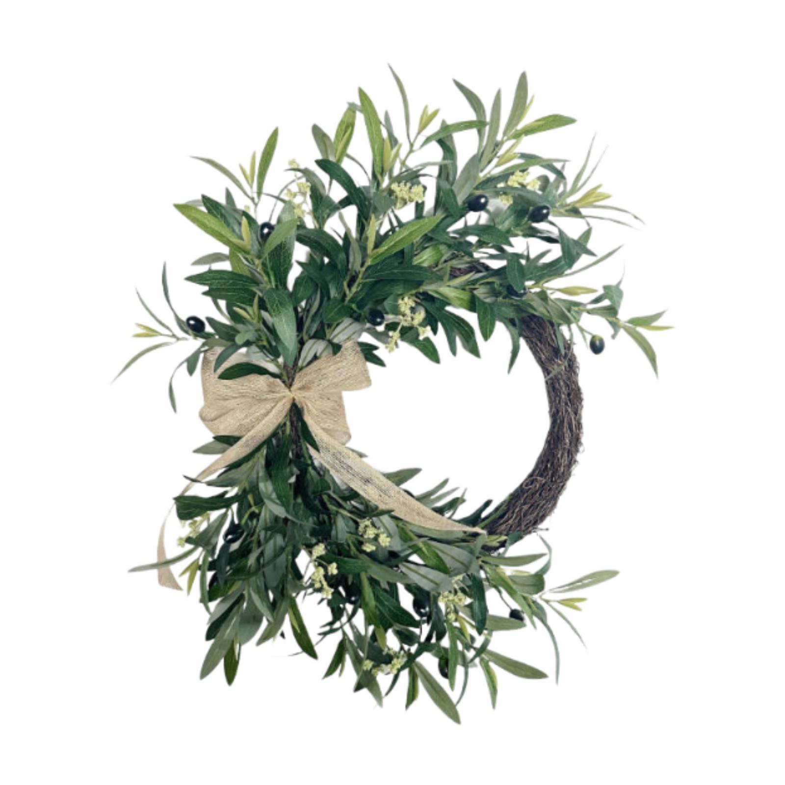 Artificial Olive Wreath