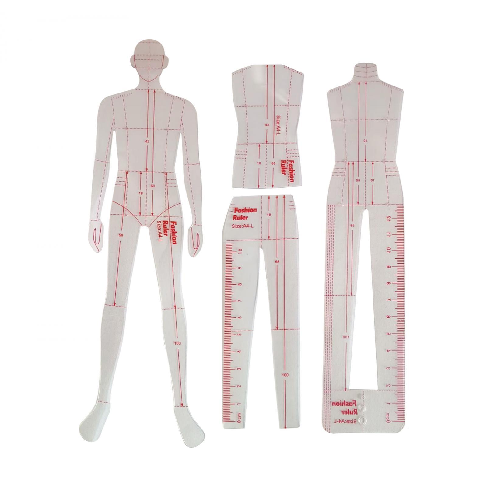 Fashion Drawing Template Ruler