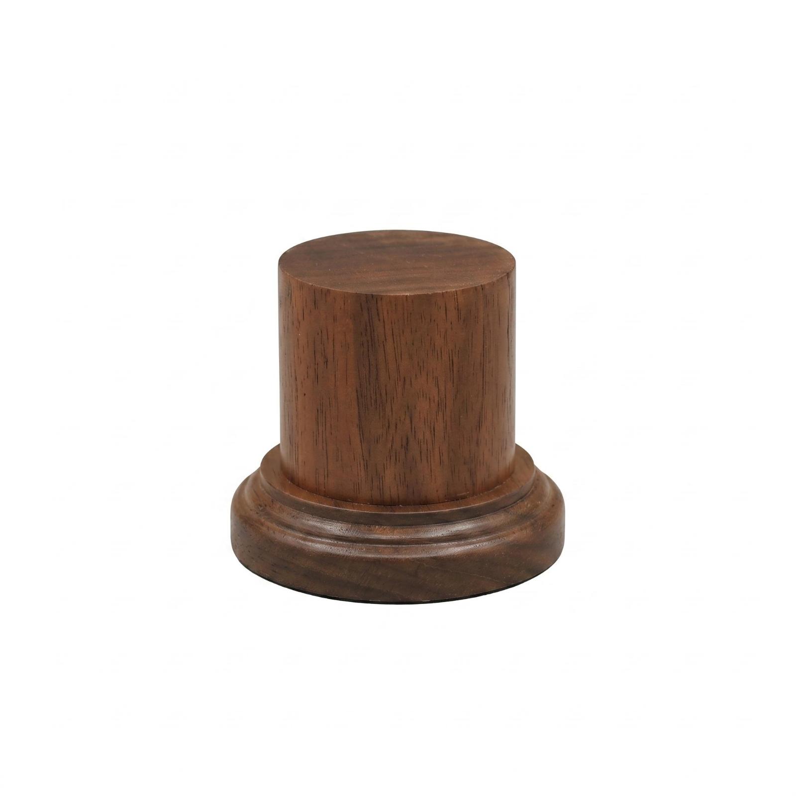 Bust Stand Wood Base