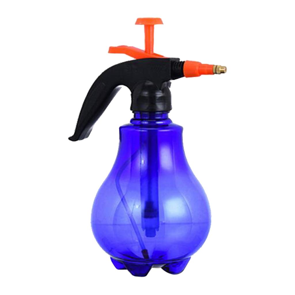 Plastic Transparency Watering Can Spray Bottle Flower Watering Pot Blue
