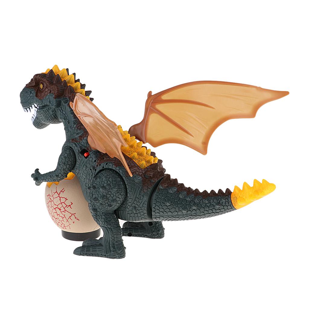 Tyrannosaurus Walking Dinosaur with Lights & Realistic Sounds Green