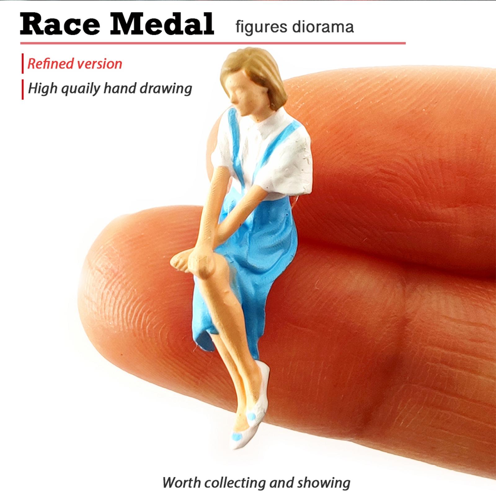 1:64 Figure Reader Landscape Miniatures Accessories Supplies Khaki