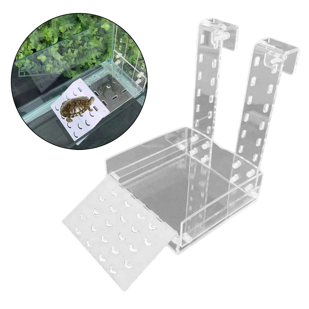 Tortoise Ramp Climbing Hermit Crab Turtle Basking Platform 13x20cm