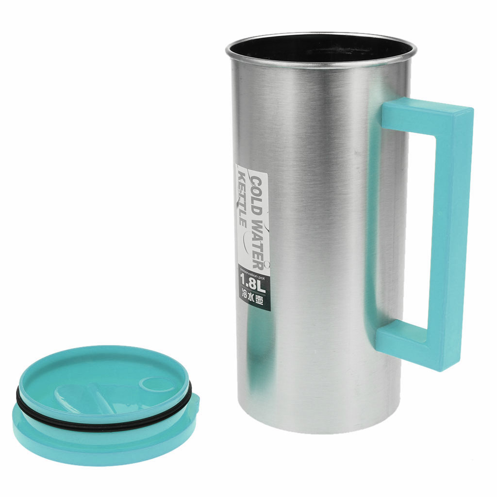 1800ml Camping Coffee Tea Mug Travel Cup Backpacking Outdoor Bottle Green