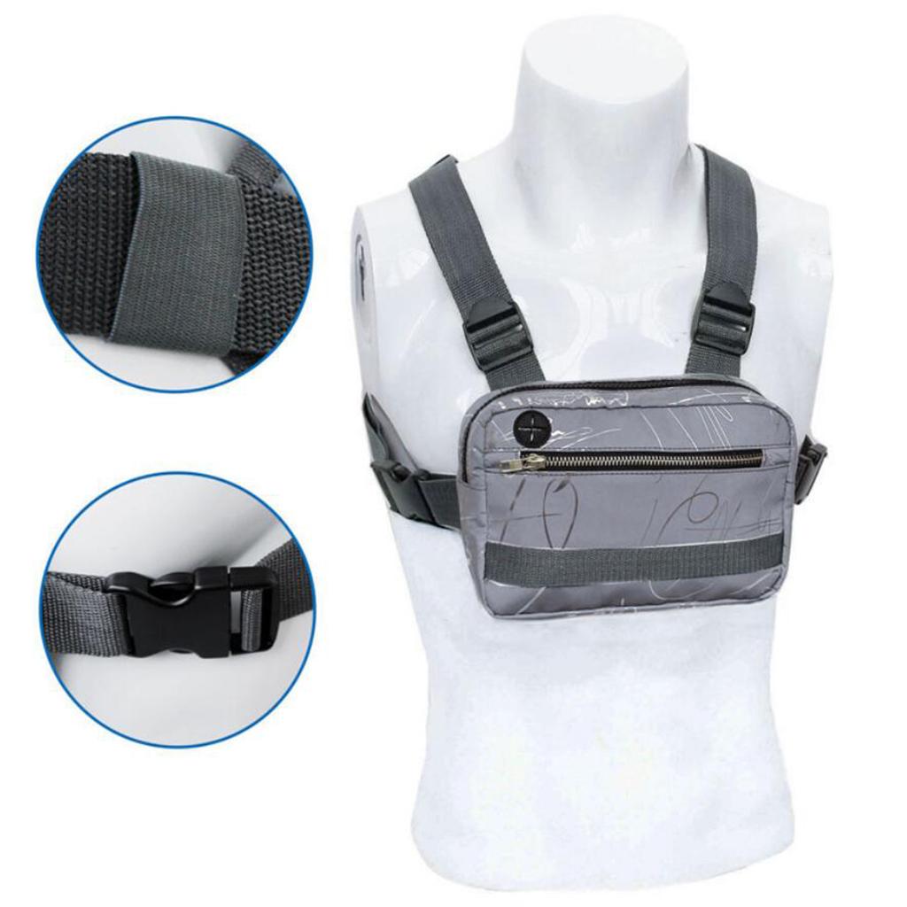 Waterproof Chest Bag Vest Utility Gadget Holder Running Hunting Camping Pack