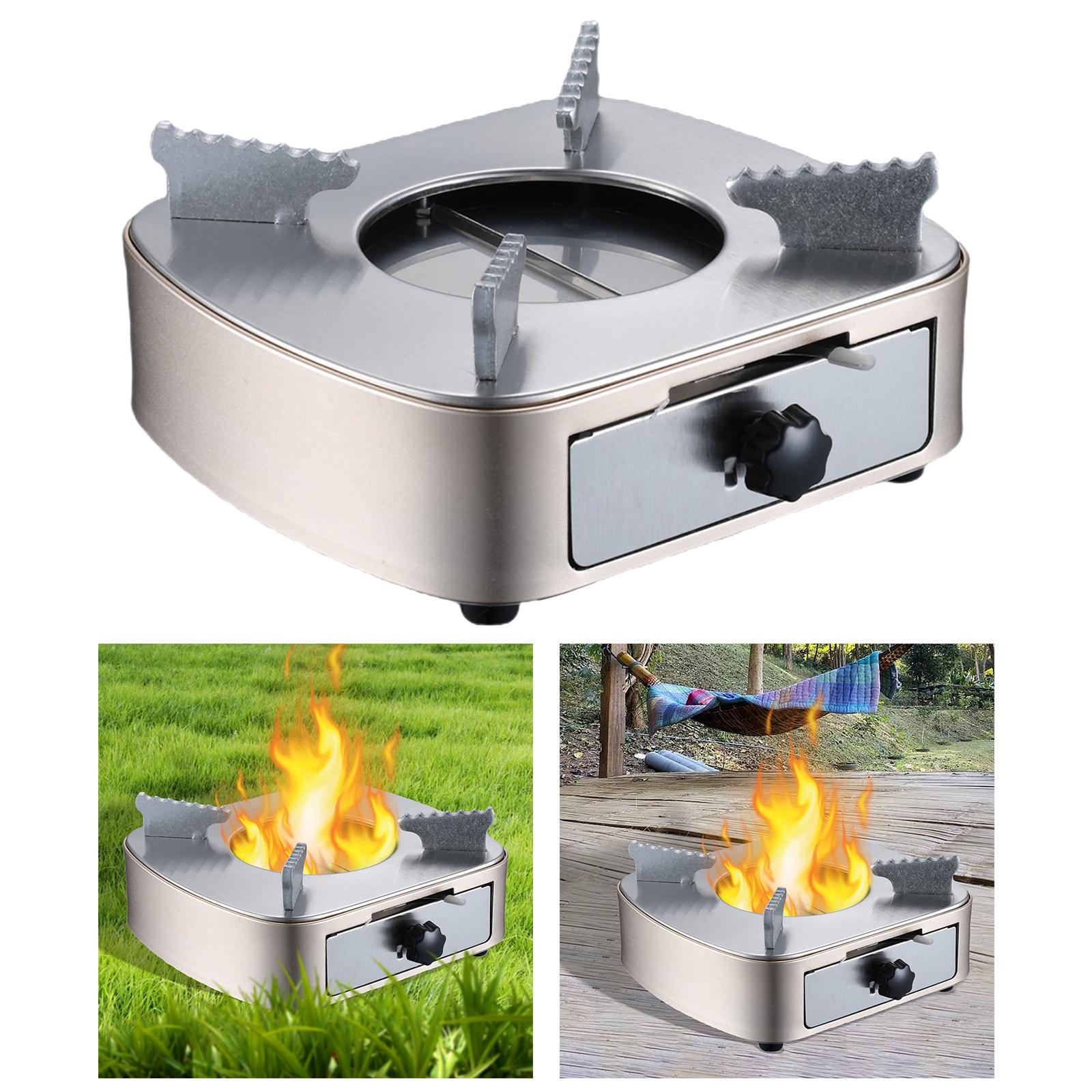 Mini Alcohol Stove Furnace Burner for Outdoor Picnic Camping gold