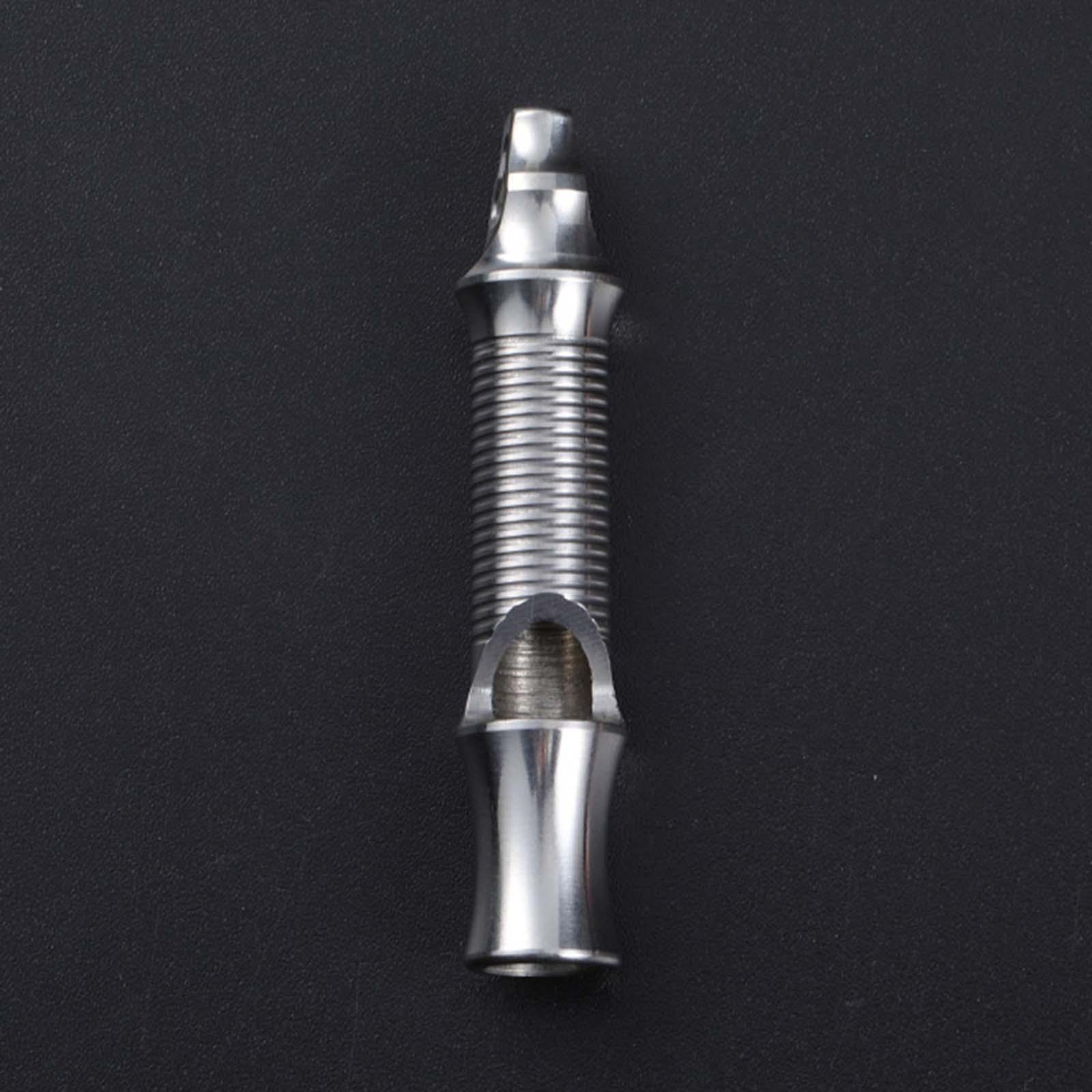 Emergency Whistle Stainless Steel High Decibel Survival Whistle for Hiking