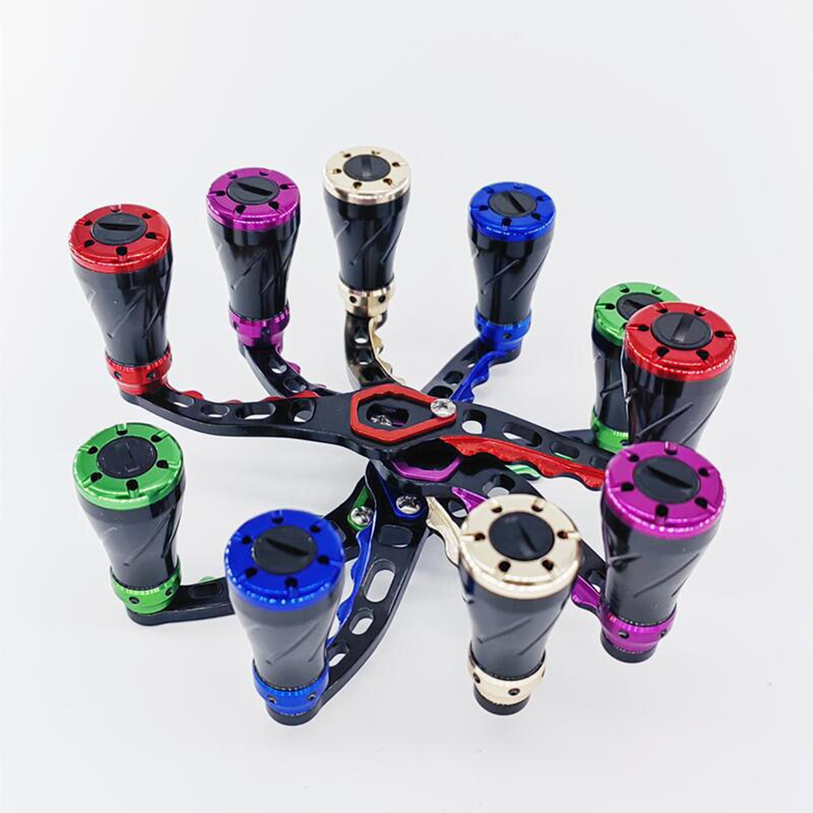Fishing Reel Handle DIY Accessories Control Easily Professional Efficient Black Red