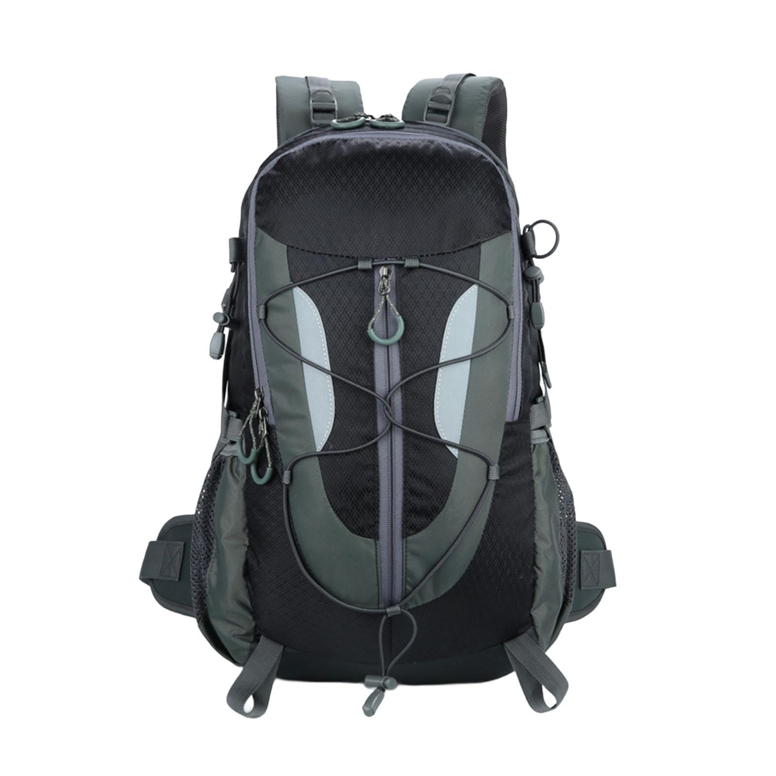 Hiking Backpack Large Laptop Backpack 30L for Running Hunting Mountaineering black