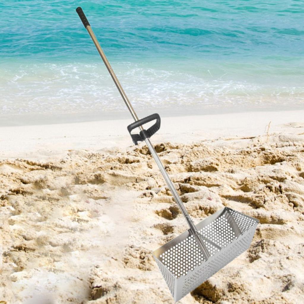 Sand Flea Rake Sand Sieve Seafood Tool Accessories Handheld Ergonomic Handle