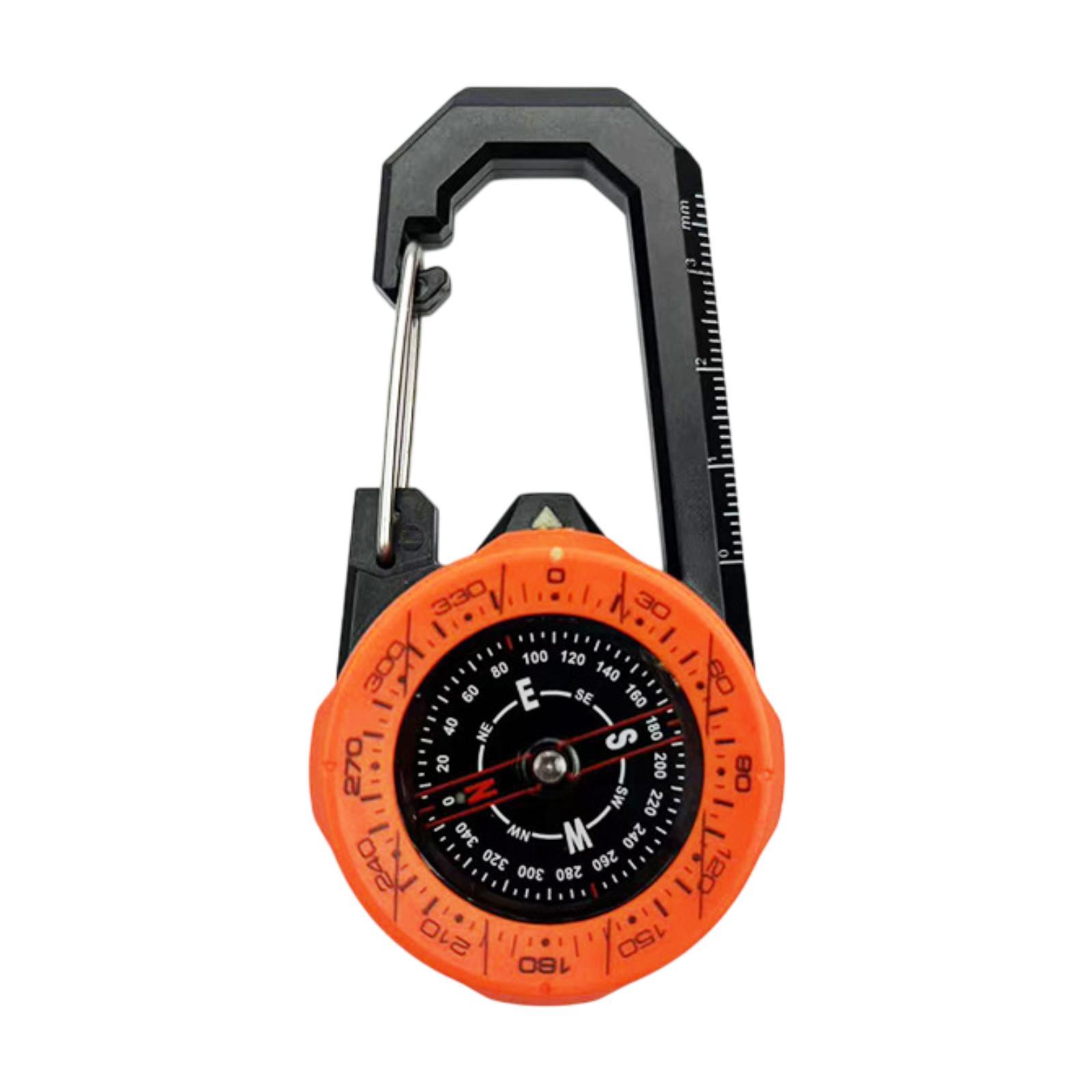 Hiking Compass with Carabiner Clip