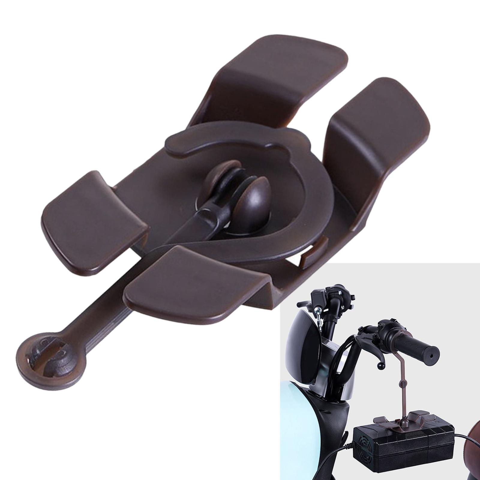 Electric Vehicle Charger Holder Durable 360 Degree Rotatable Charger Bracket Brown