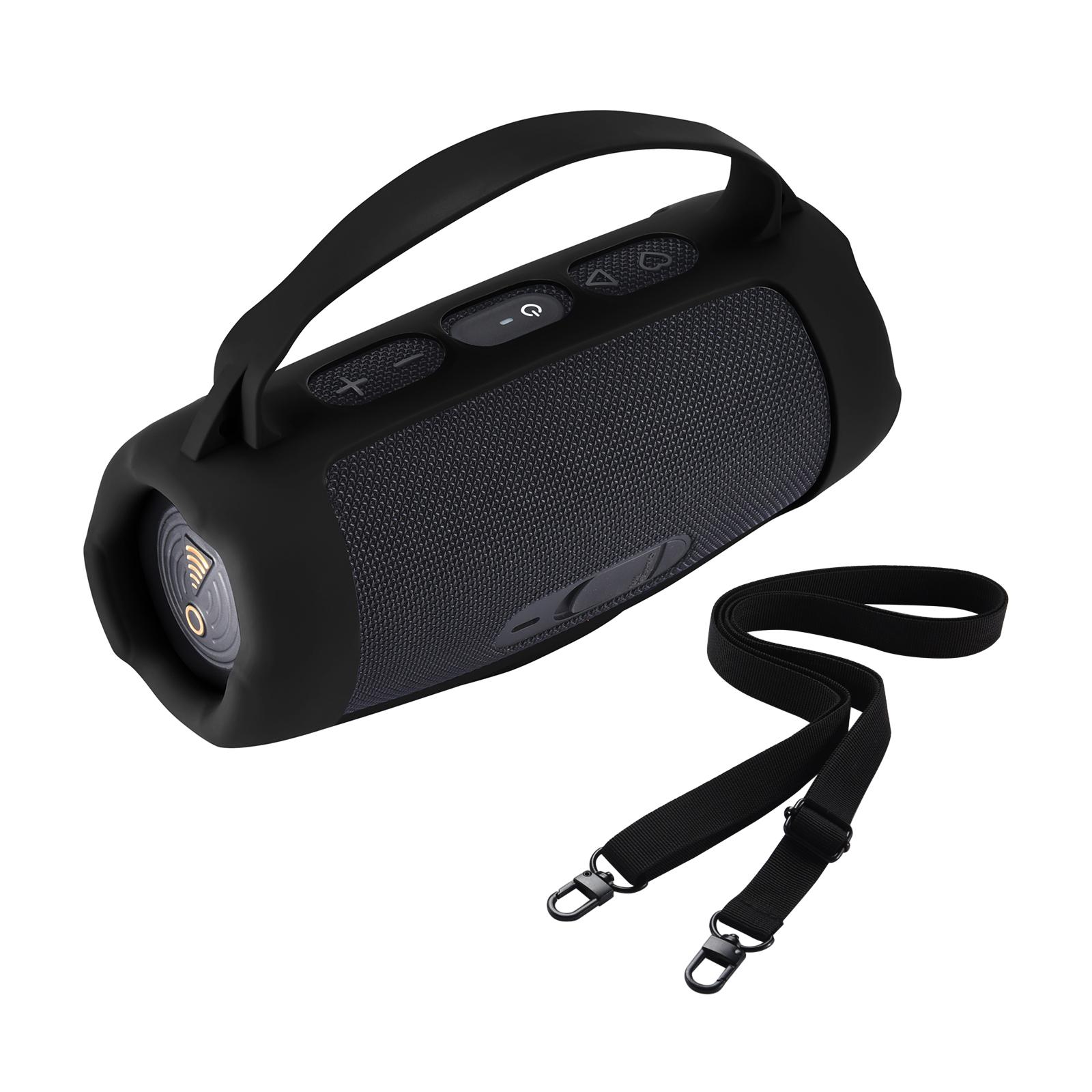 Silicone Speaker Case for Charge5 Speaker Waterproof Silicone Case Cover black