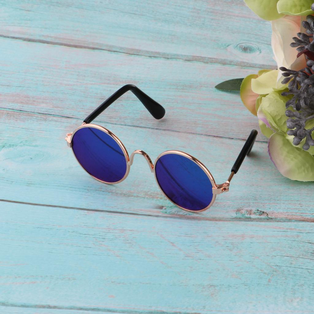 1/6 Doll Accessories Colorful Round Glasses Sunglasses for Blythe Dolls