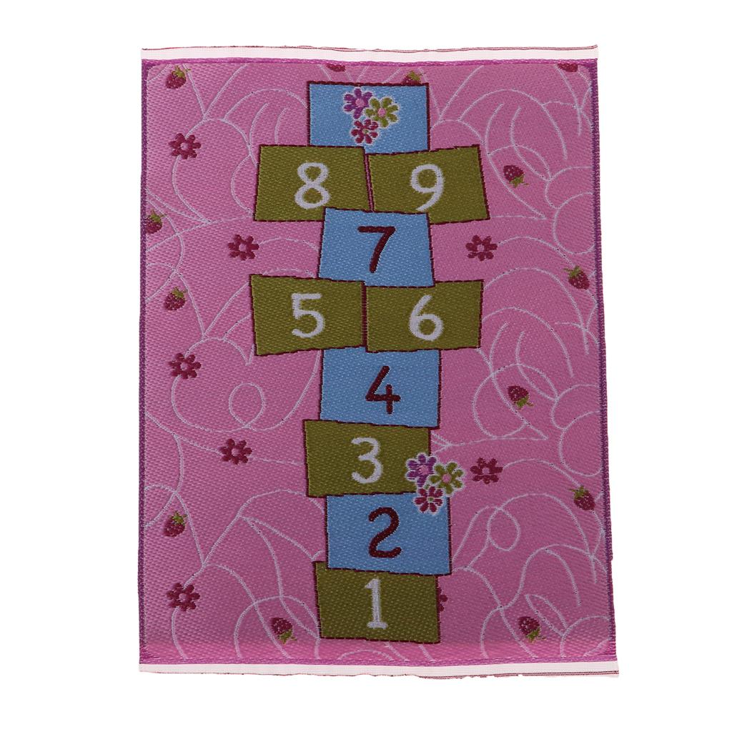 1/12 Dollhouse Miniature Embroidery Mat and Mop Bucket Set